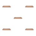 thumbnail image 2 of kurtrusly Non-Stick And Easy To Clean Carbon Steel Baking Pans Kitchen Essential gold 5Set, 2 of 6