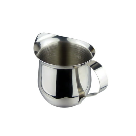 

Bigstone Cappuccino Coffee Pot Stainless Steel Latte Milk Mug Pointed Mouth Milkshake Cup