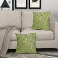 thumbnail image 3 of Lime Green Pillow Covers 16x16 Set of 2 Vintage Floral Botanical Print Spring Flower Plant Pattern Decorative Throw Pillow Cases Outdoor Farmhouse Decor for Home Sofa Couch Bed, 3 of 6