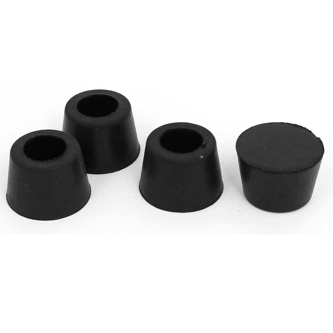 30.5 x 38 x 25mm Rubber Table Chair Leg Foot Covers Floor Protector