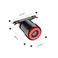 thumbnail image 4 of Luz trasera de bicicleta LED 5 modos Luz trasera de bicicleta recargable (Rojo) Sywqhk Accesorios para bicicletas, 4 of 4