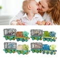 thumbnail image 4 of Dinosaur Transport Car Toy, 8 Pcs Dinosaur Transport Vehicle Toy Develop Colour Recognition Skills Alloy Material Safe Design For Children ANGGREK Descripción de la referencia, 4 of 5