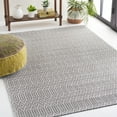 thumbnail image 2 of SAFAVIEH Martha Stewart Cotton Geometric Area Rug, Anthracite/Light Grey, 8' x 10', 2 of 8