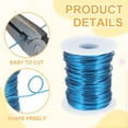 thumbnail image 3 of Uxcell Anodized Aluminum Wire for Jewelry Craft Making, Bendable Flexible Wire Blue 16 Gauge, 3 of 7