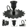 thumbnail image 3 of 1pc Iron Craft Fan Base Candleholder Exquisite Geometric Candleholder Adornment, 3 of 9