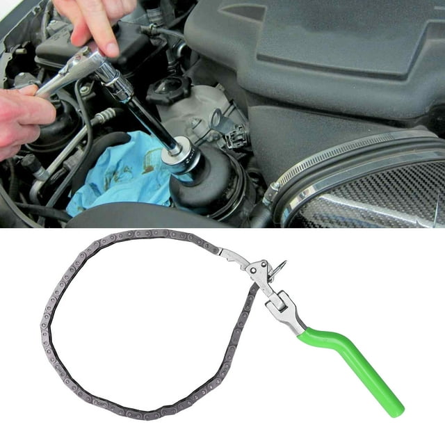 Oil Filter Strap Wrench, Portable Oil Filter Wrench Set Steel Iron Convenient To Use for Canister-type Filters for Car Repairing Tool