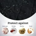 thumbnail image 3 of CHOK L-Shape Sofa Slipcover Sectional 3 Seater Chaise Cover Pet Dogs Couch Protector  (Black Large), 3 of 8