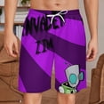 thumbnail image 2 of Invader Zim Gir Short Sweatpants Summer Daily Cozy Lounge Shorts 3D Printed Beach Shorts Sweatpants With Drawstring And Pockets, 2 of 7