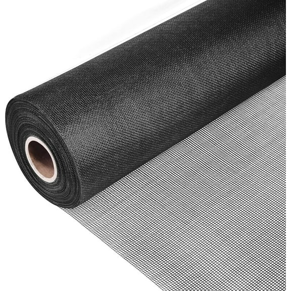 Fiberglass Screen Roll High Visibility and Durable Screen Easy to DIY Repair or Rescreen Window and Door Screen