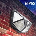 thumbnail image 3 of Matsuzay 1/2 Uds. 100 LED para exteriores, lámpara alimentada por energía Solar, luz de pared, luces con Sensor de movimiento, luces de pared Iluminación y accesorios 2 uds y 100 LED Matsuzay HA1047-03, 3 of 6
