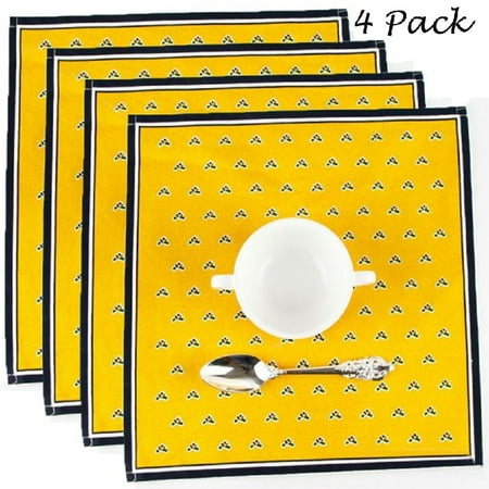 

Cloth Napkins 12 x14 Inches Linen Napkins Table Linens Cotton Fabric Set of 4 Floral Napkins Dinner Table Napkins