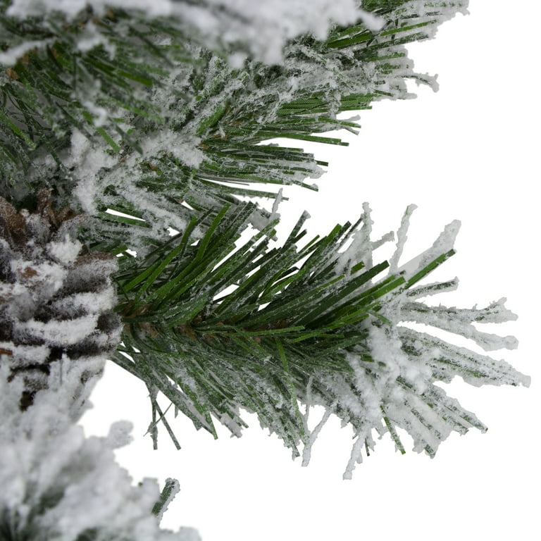 Christmas Garland 9' Artificial Pine Garland popular Angel Pine with Cones 2