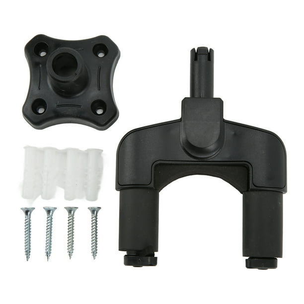 Soporte para guitarra Jadeshay montaje en pared ABS Metal Negro