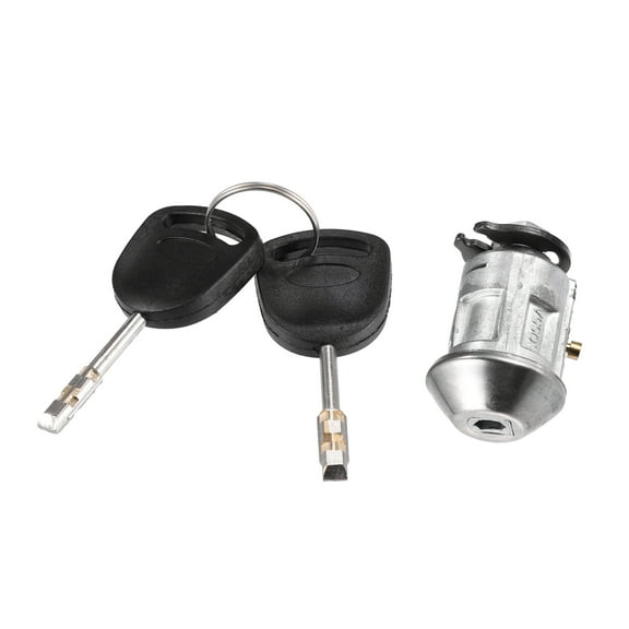 Unique Bargains 1set Steering Column Ignition Lock Cylinder No.9T1Z-11582-A for Ford Transit Connect 2010-2013