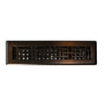 thumbnail image 5 of Decor Grates 2x12 Oriental Floor Register Vent Cover, Adjustable Airflow Control, Rubbed Bronze (AJH212-RB), 5 of 7