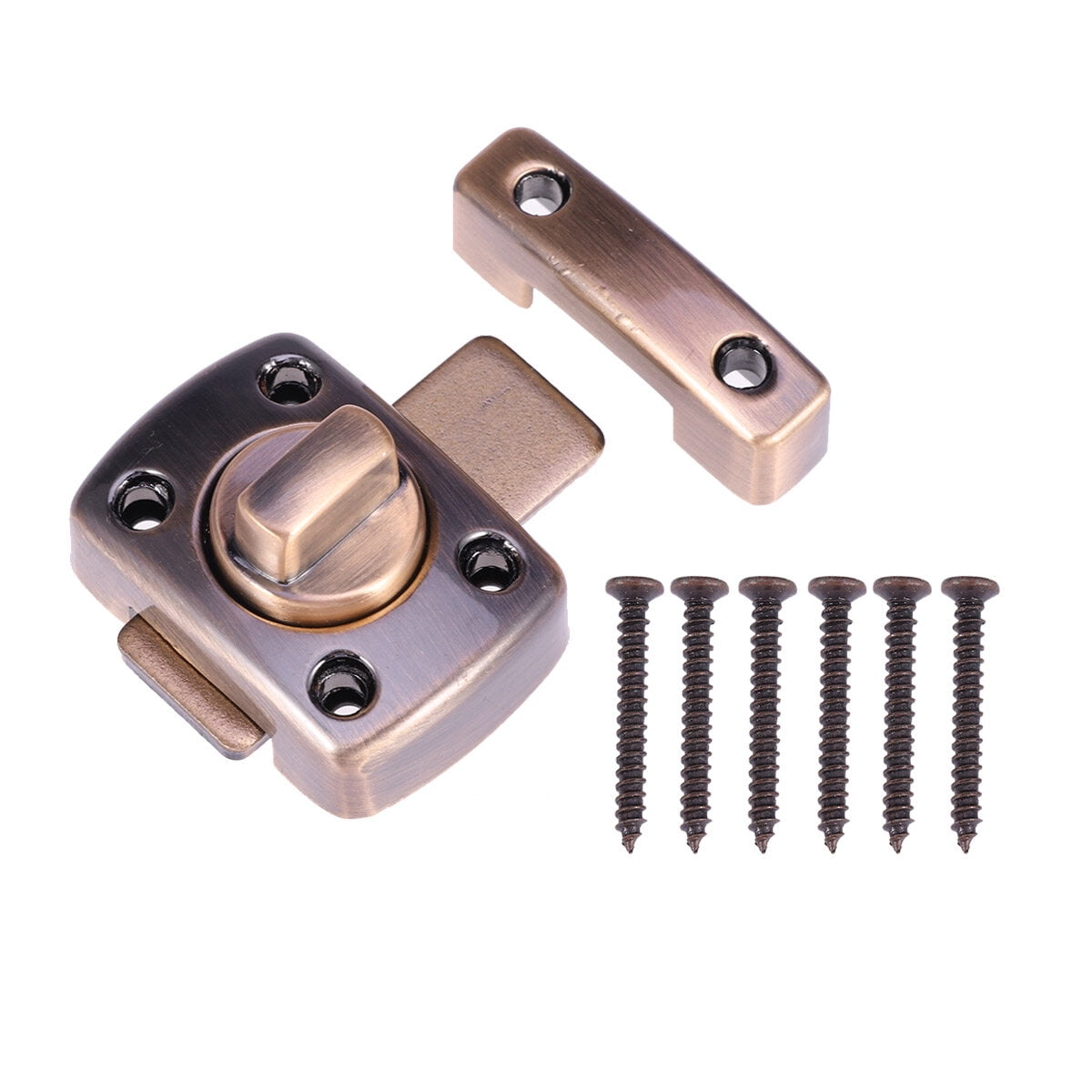 Gate Lock Door Wooden Latches Safety Rotate Bolt Fences Metal Fence