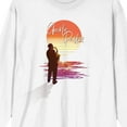thumbnail image 2 of Charlie Parker Saxophone Sunset Crew Neck Long Sleeve White Adult Tee-3XL, 2 of 7