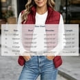 thumbnail image 5 of Diufon Winter Vest for Women Lightweight Stand Collar Zip Up Coat Sleeveless Warm Jacket with Pockets, 5 of 7