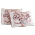 thumbnail image 3 of Caribbean Joe  Coastal 3PC Quilt Set Beach Delight Coral - Full - Queen, 3 of 5