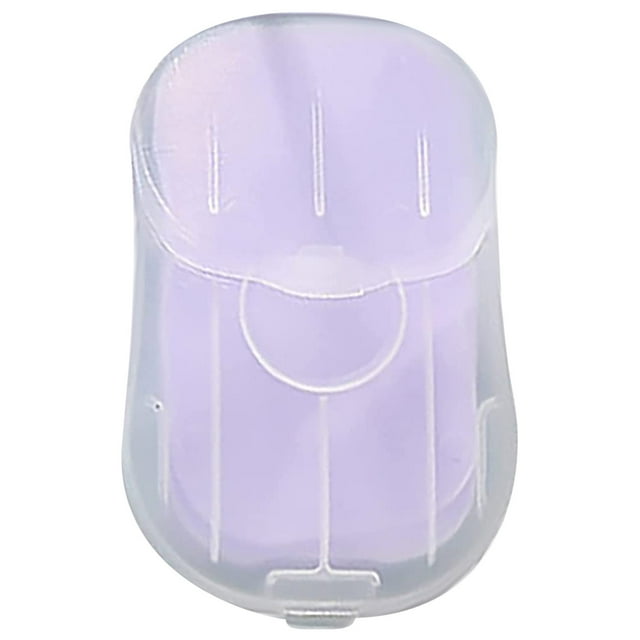 DPTALR 50 Pcs Comprimés Jetables pour Lavage des Mains Voyage Transport Papier Savon de Toilette Portable