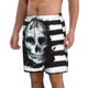 thumbnail image 2 of Fotbe Watercolor Skull Trajes de Baño Estampados para Hombre, Shorts de Verano de Secado Rápido, Ropa de Playa, Bañadores-X-Large, 2 of 6