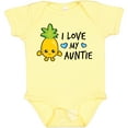 thumbnail image 3 of Inktastic I Love My Auntie with Pineapple Boys Baby Bodysuit, 3 of 5