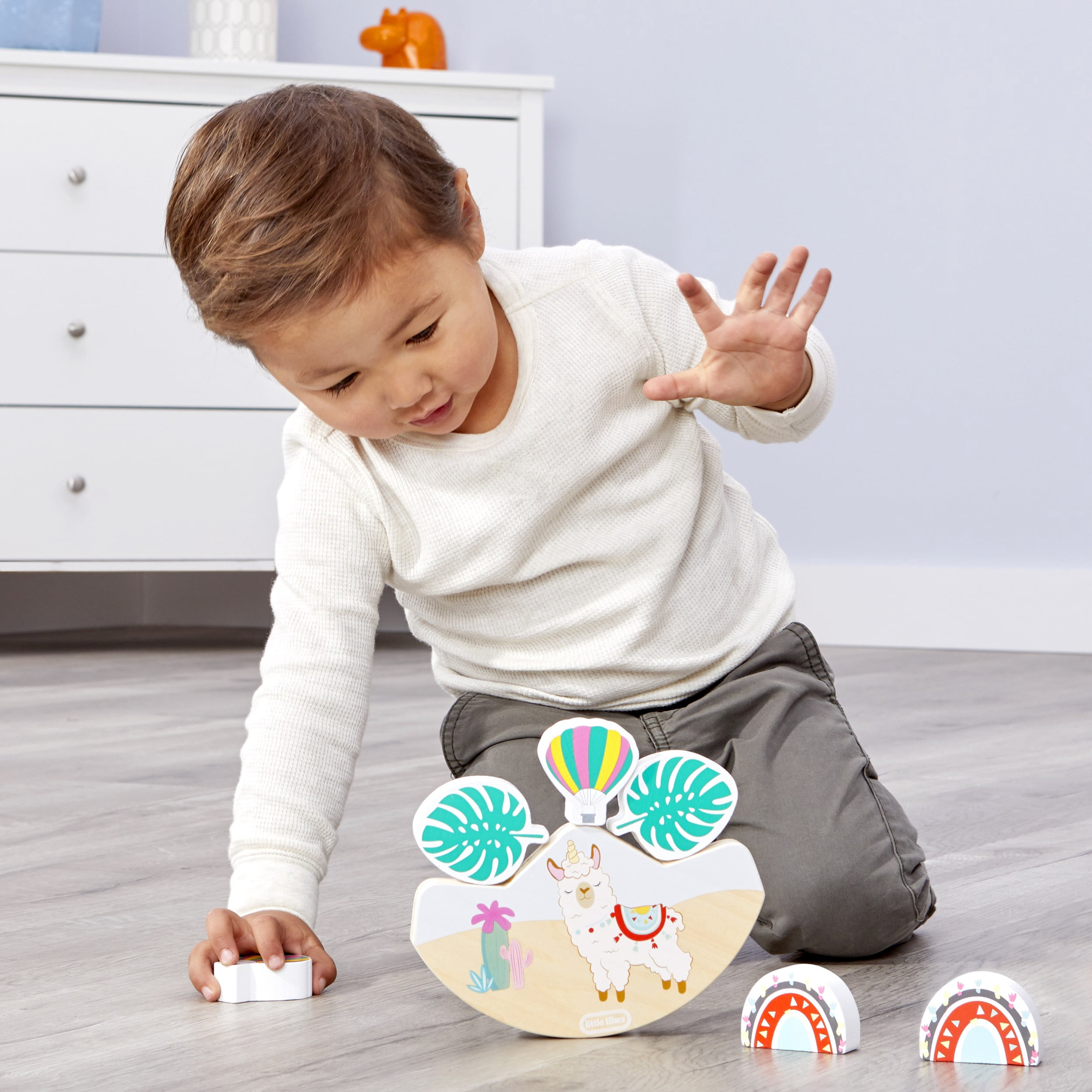 Wooden Critters Llama-corn Developmental Balancing Toy by Little Tikes