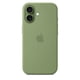 thumbnail image 2 of Funda para iPhone 17 de Apple en silicona con MagSafe color musgo claro, 2 of 6