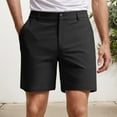 thumbnail image 2 of Fgnfyis Men's Casual Shorts 7 Inch Shorts Stretch Dress Work Shorts for Men with 4 Pockets Lightweight Cargo Pants for Men Black M, 2 of 5