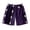 Dark Purple, variant on Women's Men's Tear Away Shorts Side Split Easy Full Open Post Surgery Adaptive Lounge Short Loose Fit Casual Recovery Hip Knee Ankle Magic Tape Athletic Shorts with Pockets Dark Gray