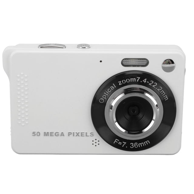 Cámara Digital HD 1080p para Fotograma, Videocámae Con Zoom 16x Con Pantalla Tft de 2,8 Pulgadas, Cámara de Vije Confocque Auticico de 50 MP Con Flash Led Selfie