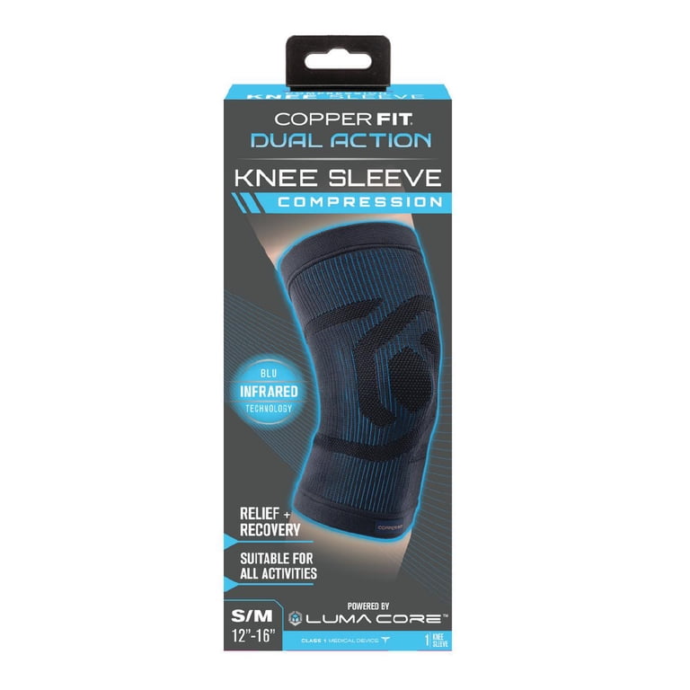 Copper Fit Dual Action Knee Sleeve, L/XL, Black photo 8