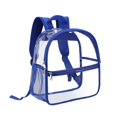 thumbnail image 1 of lionlar Sac à Dos Transparent en PVC Sac à Dos Mini Transparent pour Poches Bleues, 1 of 9