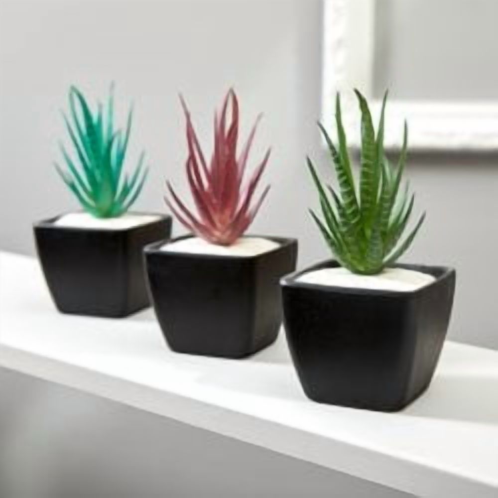 Mainstays 6.5" Artificial Agave Succulent Picks, Mixed Colors