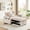 Beige, variant on MOONMISS 3 in 1 Sleeper Sofa Chair Bed,Velvet Adjustable Recliner with Charge Ports&Phone Holder,Black
