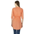 thumbnail image 3 of Designer Bollywood Kurta Women Ethnic Cotton Solid Kurti Casual Top Tunic Dress, 3 of 3