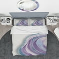 thumbnail image 3 of Designart 'Watercolor Geode II' Geometric Duvet Cover Set, 3 of 4