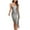 Gray, variant on IROINNID Sheath Dress For Women Sleeveless Square Neck Summer Nightclub Bronzing Sling Slim Irregular Dress Evening Dress Regular Dress