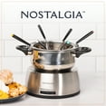 thumbnail image 7 of Nostalgia Stainless Steel Fondue Set, 6-Cup Electric Fondue Pot with Temperature Control, 7 of 7