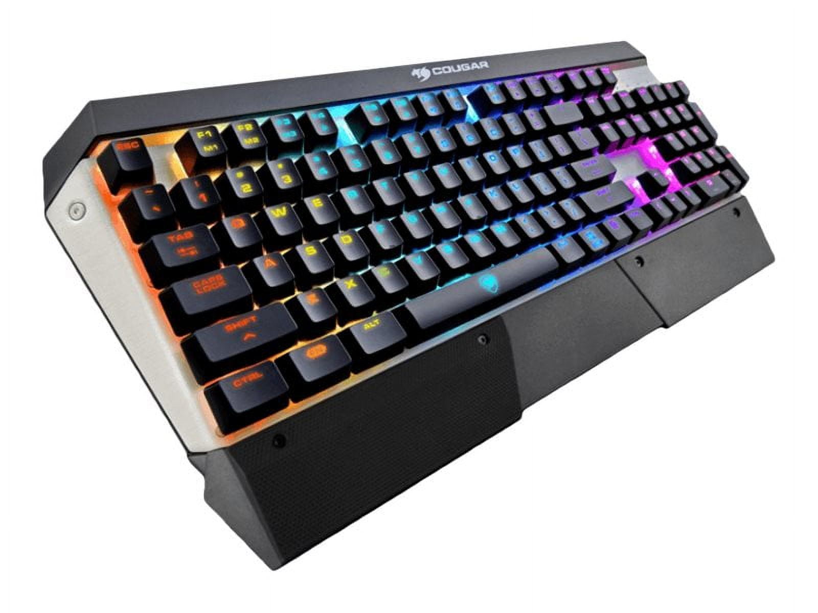 Cougar Attack X3 RGB - Keyboard - backlit - USB - key switch: CHERRY MX RGB - silver