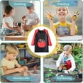 thumbnail image 5 of ZXLBBD Kids Art Smock with Long Sleeves Painting Apron for Child Boys Girls Craft Protective Coverall with Pocket Casual Cozy Breathable, 5 of 6