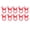 Red, variant on Yajisi 3 Holes Rope Tensioner Guy Line Cord Tightening Adjusters for Tent Camping Backpacking, 10 Count, Blue (5.90 inches / 15 cm)