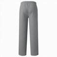 thumbnail image 4 of Boys Baggy Sweatpants Solid Color Casual Joggers Athletic Pants 5-16 Years Kids Open Bottom Straight Leg Fall Winter Pants Kids Pants Grey Sweatpants Size 13-14 Years, 4 of 5