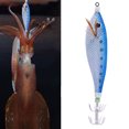 thumbnail image 3 of Anzuelo Pulpo Señuelo Pesca Calamar Horizontal Artificial Brillante para Nocturna, 3 of 9