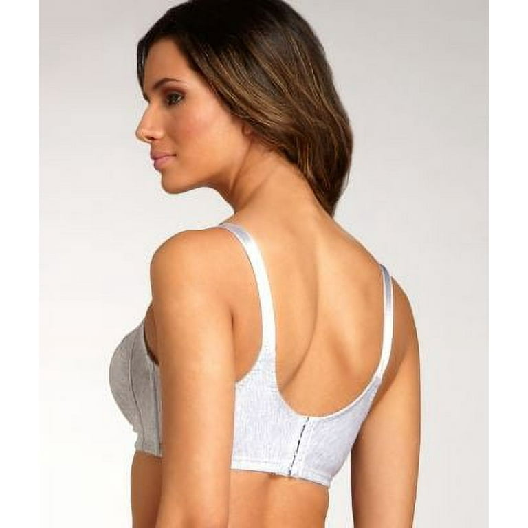 Bali Double Support Cotton Wirefree Bra, White, 34D at