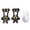L, variant on Shoe Spikes 1 Pair Shoe Spikes Shoe Cradle Shoe Cradles EIS Spikes Shoe Spikes Anti Slip Sole EIS Snow Chain for The Boot