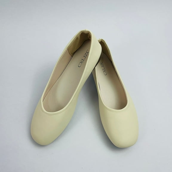 CXLJZC Women's Loafer Flat Pointed Fashion Slip On Comfort Driving Office Shoes