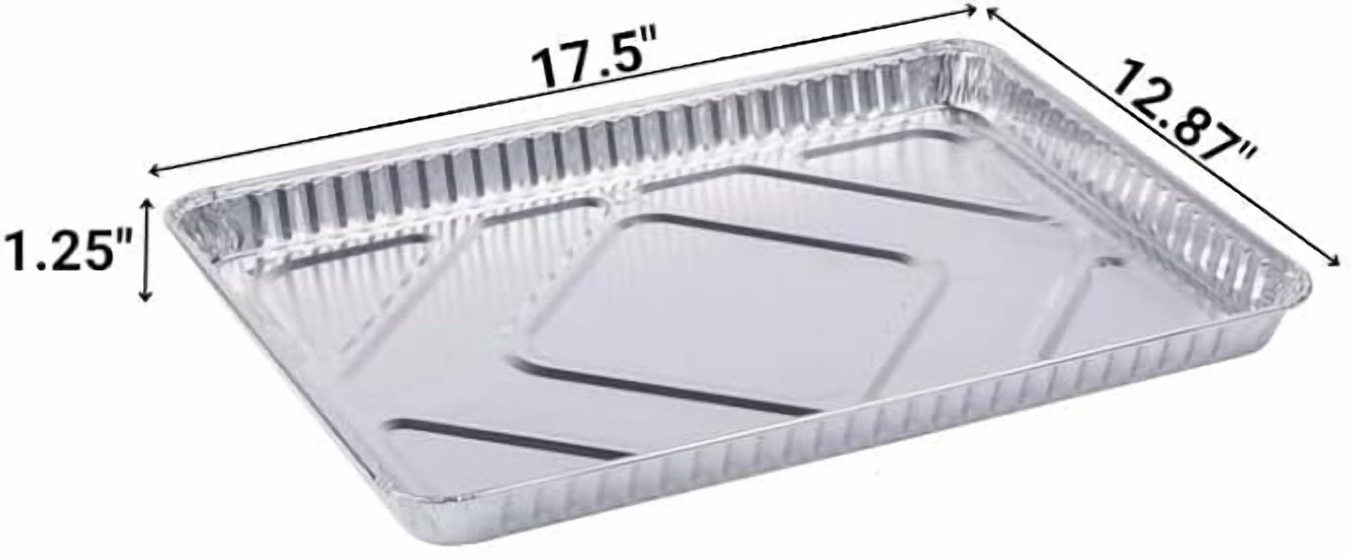 Half Cookie Disposable Aluminum Sheet with Dome Lid For Baking & Storing (10)