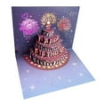 thumbnail image 2 of Greeting Cards Wind Birthday Cake Music Lighting 3D Three Greeting Card High End Creative Effect Sound Card, 2 of 4