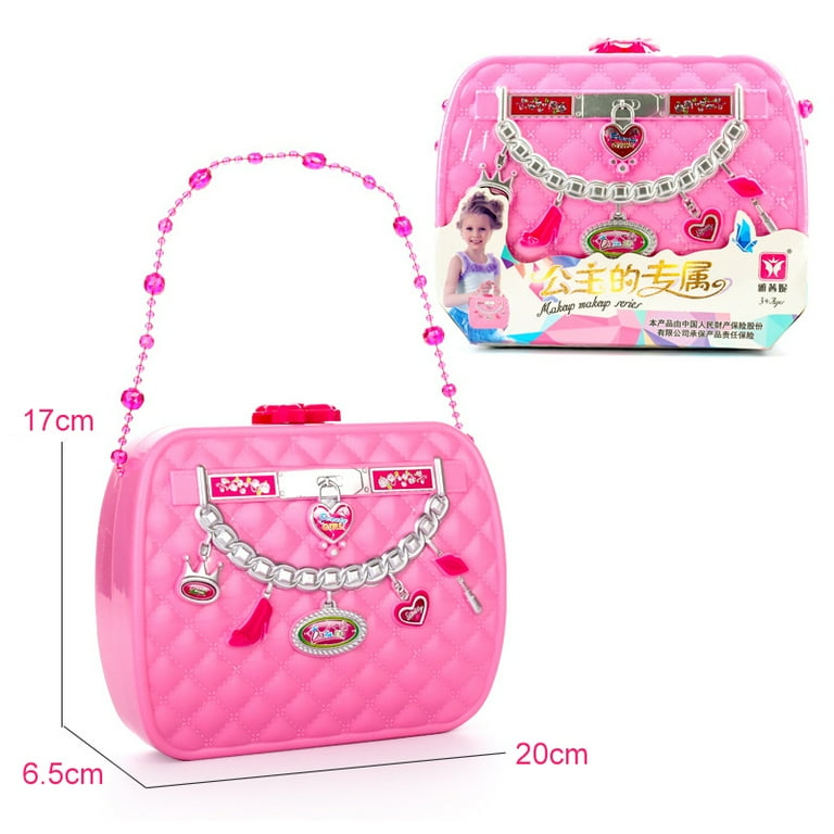  21 Pcs Pretend Purse for Little Girls, My First Play Purses Toy  Set for Princess with Handbag, Accessories, Make up Toys, Birthday for Baby  Toddler Kid Girl Ages 1 2 3